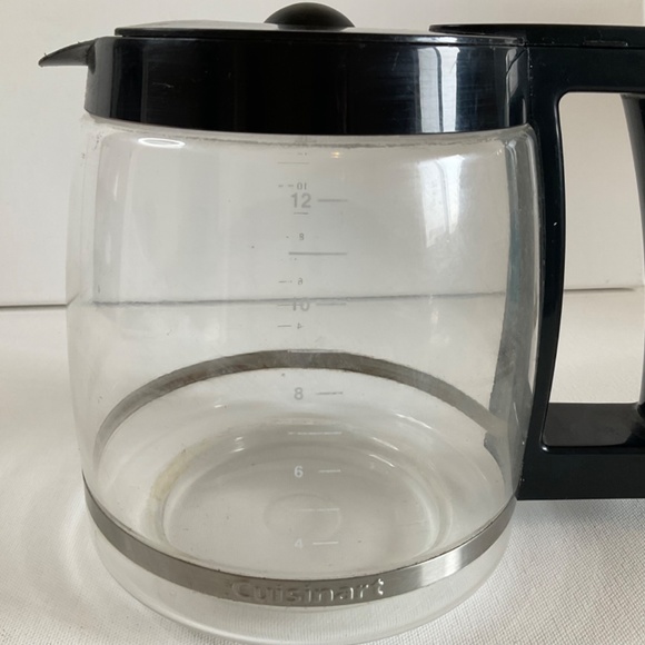 Cuisinart Replacement Glass Coffee Carafe/lid 12 cup size - Picture 5 of 5